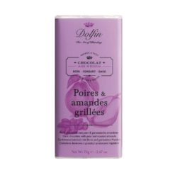 Poires et amandes grillées